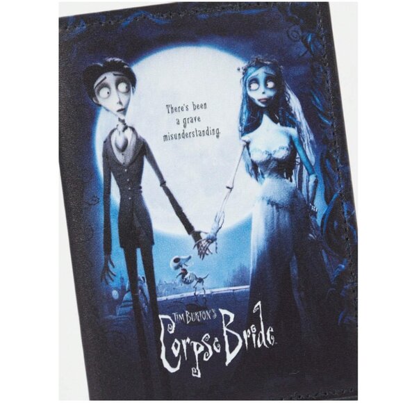 Corpse Bride PU Leather Passport Holder – Gothic Travel Accessory Fans Nightmare - Picture 2 of 5